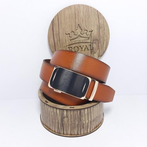 کمربند چرم صنعتی ریلی مجلسی ساده مردانه  چرم مناسب کادوئی و هدیه برای اقایون شیک پوش